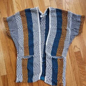 Sparrow Blue and Cream Knit Sweater